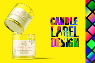 design osm candles label