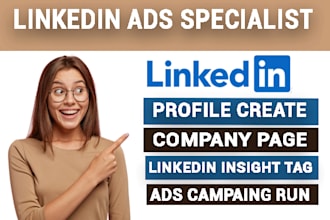 do  your linkedin ads campaign manager with high quality b2b lead ads