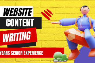 be your SEO website content writer
