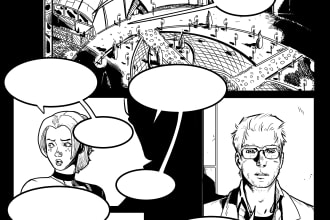 draw comic pages and ideas