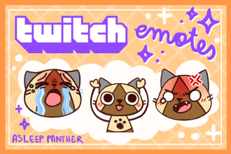 create cute custom twitch emotes for your stream