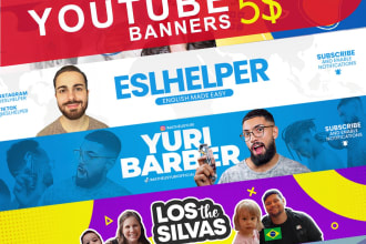 design epic youtube banner, music channel art in 2 hrs