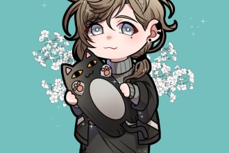 make you a cute chibi art of your choice
