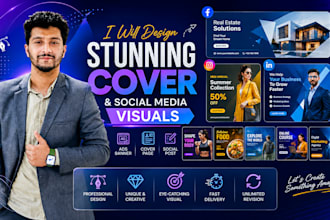 create social media posts and banner ads design