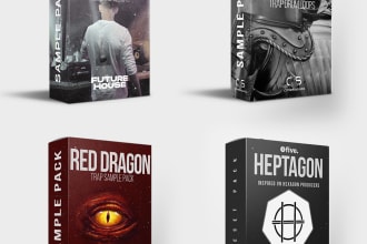 design a digital product box for sample pack