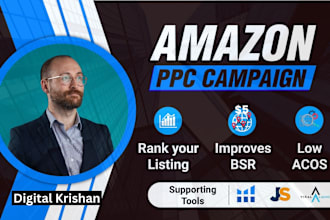 setup, manage, optimize amazon PPC sponsored ads campaign