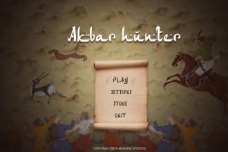 do 2d game UI, gameplay screens, 2d game assets, game icon