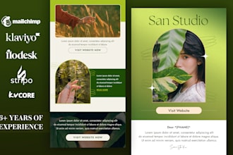 design editable mailchimp newsletter template