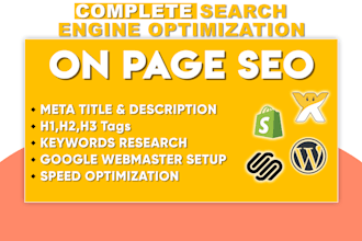 do wordpress onpage SEO and technical onpage optimization