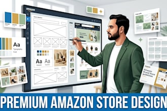 design or redesign a premium amazon storefront