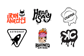 urban streetwear clothing brand logo design