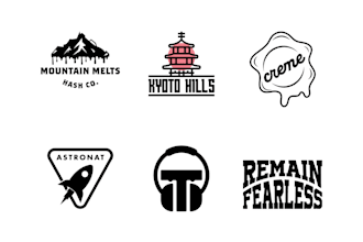 urban streetwear clothing brand logo design