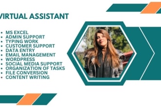 be your online virtual admin, admin assistant, VA tasks