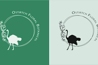 creat 3 different hand drawn botanical boho logo in 24 hours