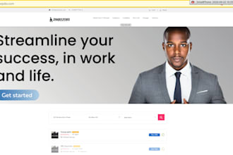 create web design an ai responsive website
