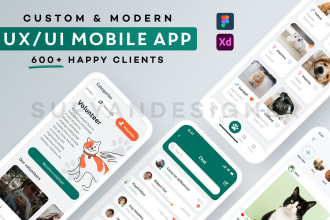 design awesome mvp UX UI mobile app for your business