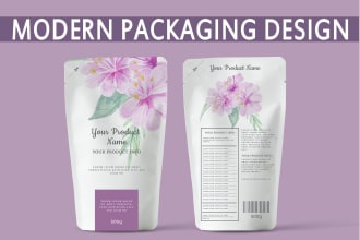 epic modern product packaging design,organic packaging design