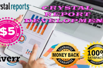create, design ssrs, crystal reports and sql tasks