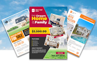 design real estate flyers