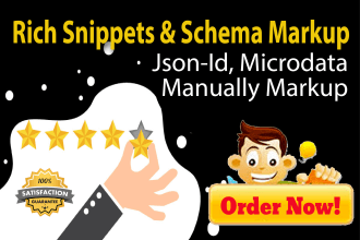 do advance rich snippets, schema markup in wix, wordpress, shopify