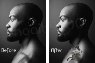 add or remove tattoo with photoshop