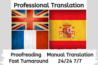 translate books from english to french and spanish
