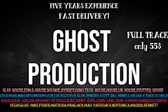 ghost produce tech house, slap house, techno, edm, stutter house