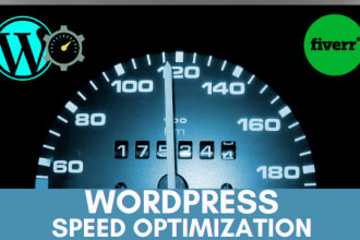 do wordpress website speed optimization, increase page speed