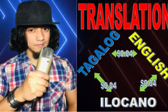 accurately translate english tagalog ilocano filipino
