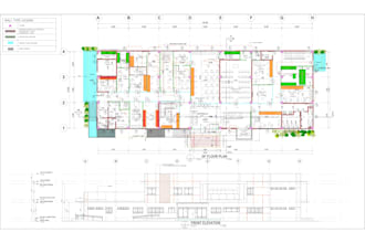 draw house plans, elevations and sections