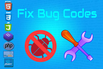 fix bug codes issue for html, css, javascript, php, mysql