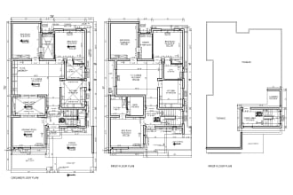 draft plan and elevation 2d work