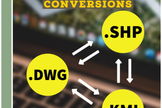 interconvert dwg to kml and shp