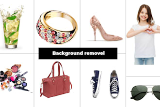 do background, object removal and photoshop editing