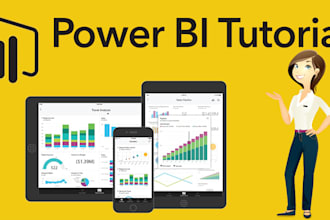 teach microsoft power bi from beginner to advance