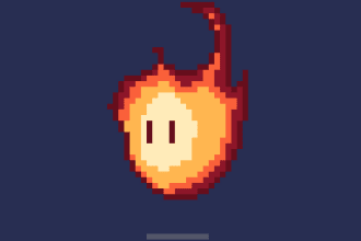 make animation for your object or character in pixel style