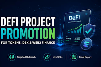 promote your defi token or web3 finance project