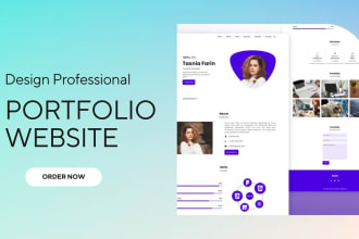 create a personal portfolio or business portfolio website