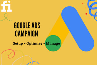 set up and optimize  google ads adwords PPC campaigns