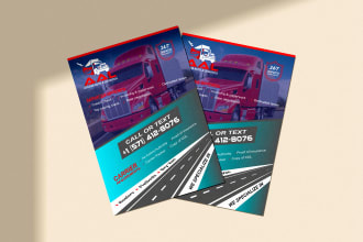 creative design for business flyers or door hangers or social media cover