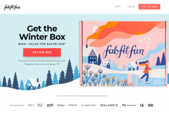 create wordpress or shopify subscription box website