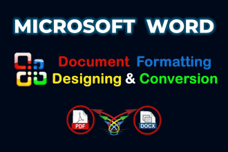 format, design, convert your microsoft word document