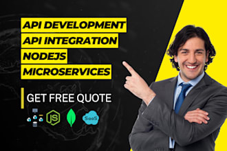integrate, develop, and fix apis for you