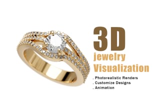 do any type of 3d jewelry rendering and animation
