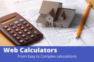 make javascript web calculators from excel or clone any web calculator