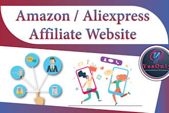 be your amazon or ali express affiliate website developer