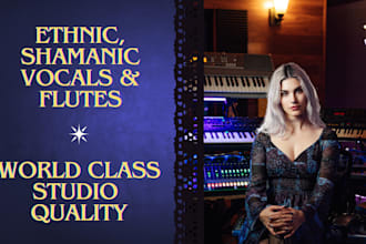 compose and record ethnic vocals and flutes for you