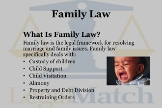 do the best family law consultancy and draft all paper work
