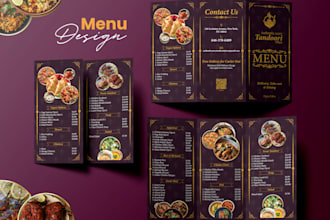 design restaurant menu, doctor flyer, price list, fashion flyer