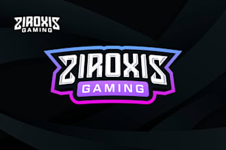design esports, sport or gaming text logo